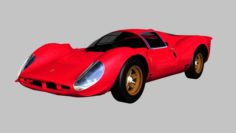 1967 Ferrari 330 3D Model