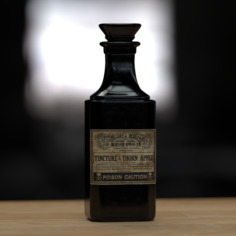 Bottle of poison 3D Model
