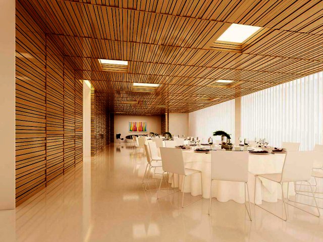 Business Restaurant – Coffee – Banquet 121 3D Model