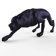 Decorative figurine of a cat Free 3D Model