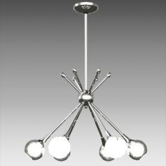 Drexler 6 Light Chandelier 3D Model