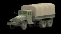 US Army Truck GMC CCKW 353-A 3D Model