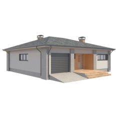 Cottage House 3 3D Model