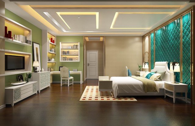Beautifully stylish and luxurious bedrooms 67 3D Model