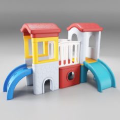 Childrens Castle Slides 3D Model