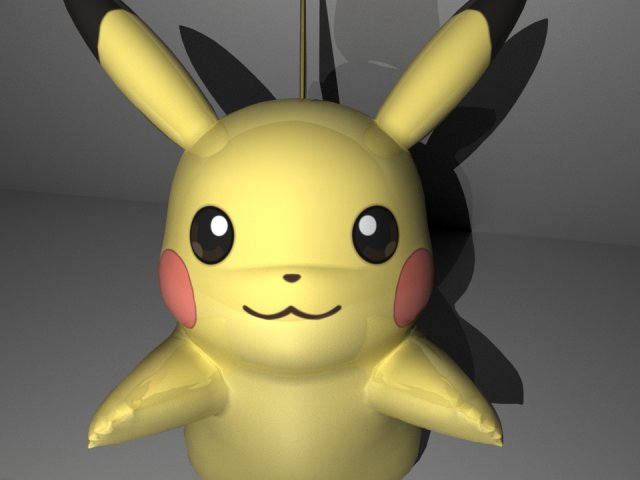 Pikachu pokemon 3D Model