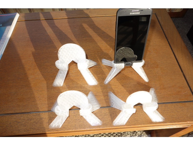 Parameterized phone stand 3D Print Model