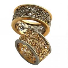 Wedding ring 525 3D Model