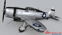 P-47D Thunderbolt 3d model