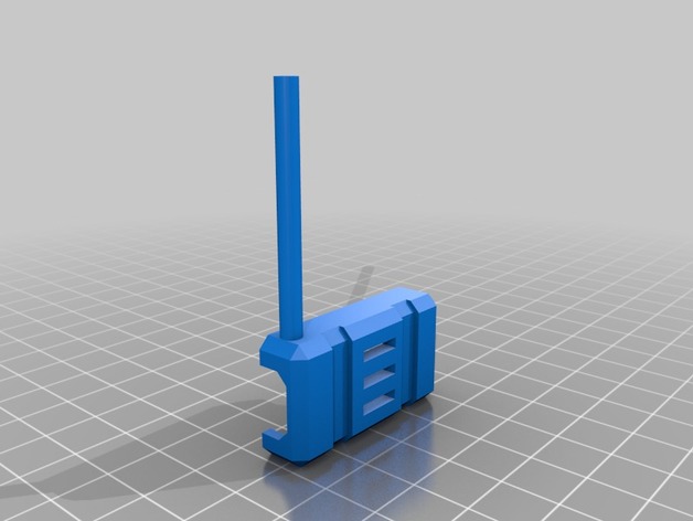 esc cover with rx antenna tube 3D Print Model
