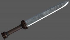 Gladius Sword 2 3D Model
