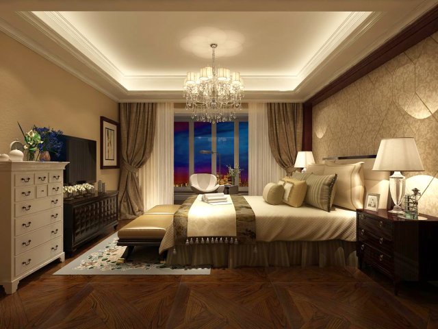 Beautifully stylish and luxurious bedrooms 56 3D Model