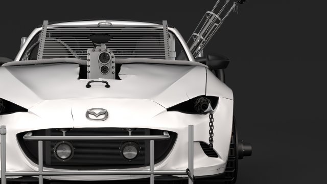 Mad Max Mazda MX 5 Maita Crusher 3D Model
