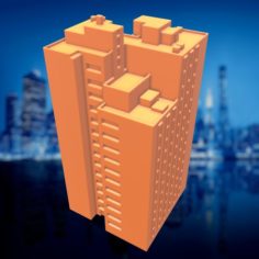 Generic City Building 03 3D Model