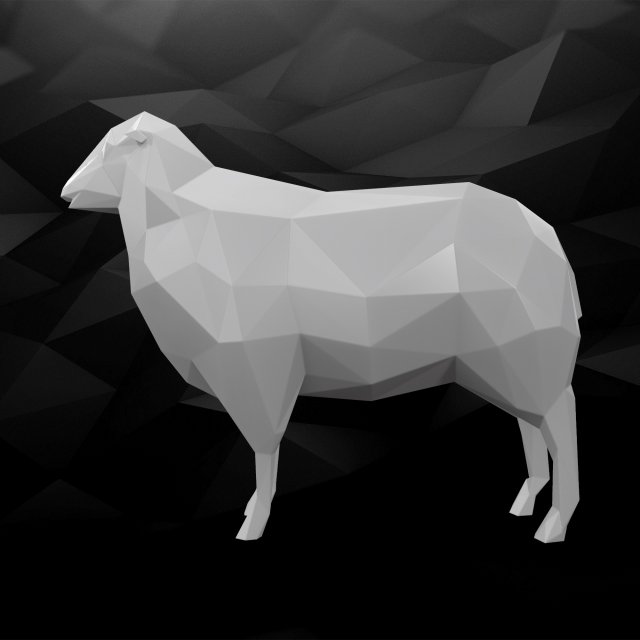 3D Printable Sheep Model 3D Model