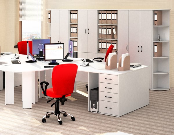 Furniture office stuff for interior 45 in 1 complete set 1A 3D Model