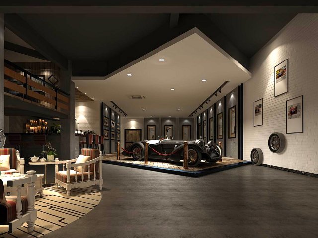 Business – Commercial – Automotive Showroom – 9408 3D Model