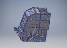170 Impact Crusher Engineering Drawings 3D Model