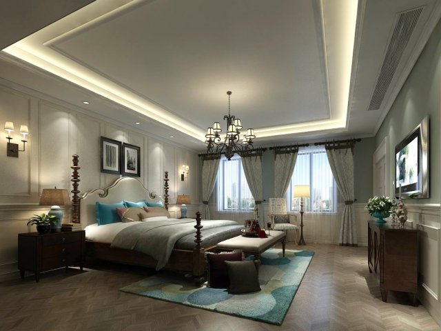 Bedroom – Modern Style -9401 3D Model