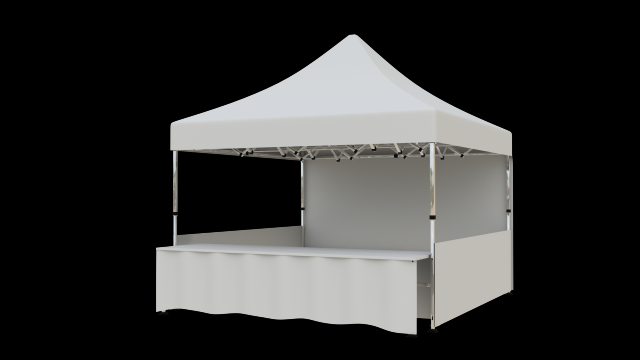 Marketing tent 4x4m 3D Model