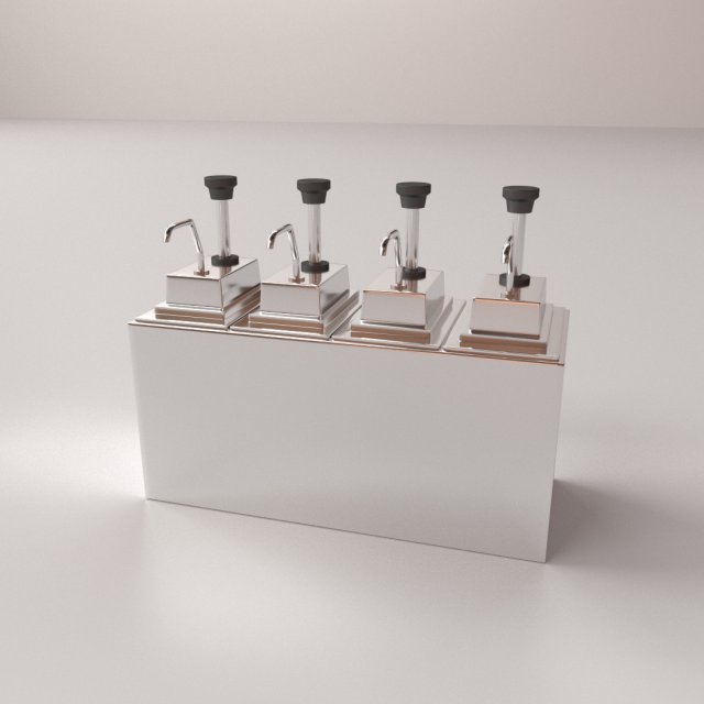 Condiment Dispenser 3D Model