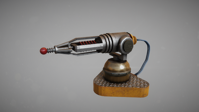 Laser cannon 3D Model