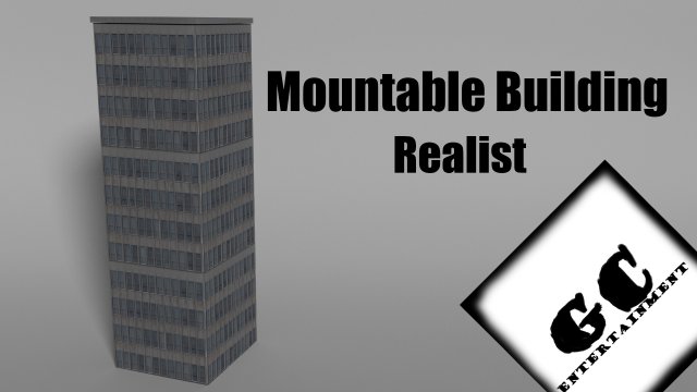 Mountable Building 3D Model