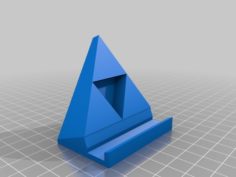 Triforce Smartphone Stand Revised 3D Print Model
