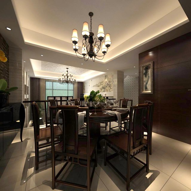 Family – kitchen – restaurant 178 3D Model
