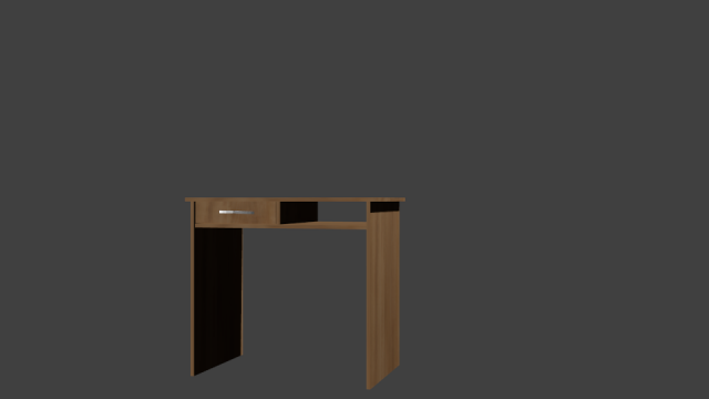 Desk 3D Model