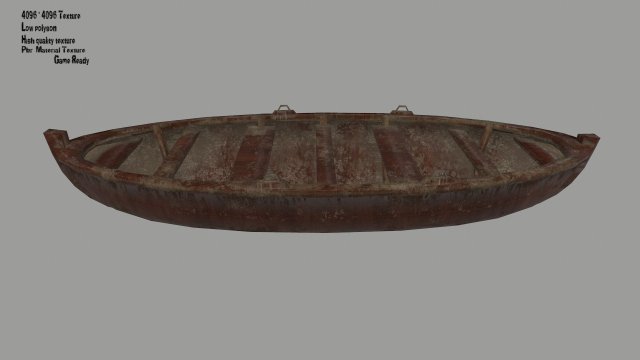 Boat 3D Model