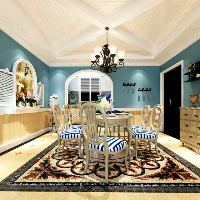 Family – kitchen – restaurant 132 3D Model