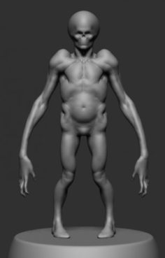 Creature Body Form v2 3D Model