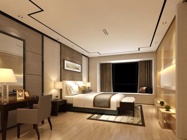 Beautifully stylish and luxurious bedrooms 31 3D Model