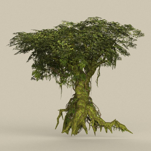 Game Ready Tree 25 3D Model