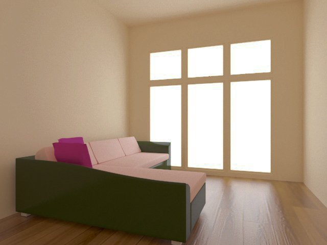 Interior design for living room or apartment interior 3D Model