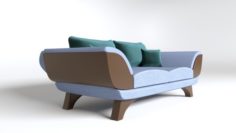 Modern sofa 3D Model