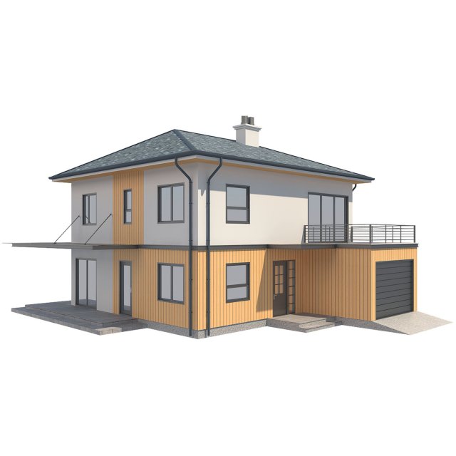 Cottage House 4 3D Model