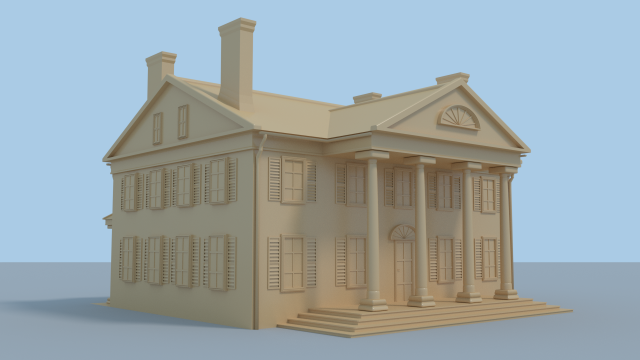Connecticut House 3D Model
