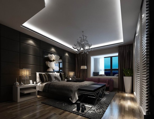 Beautifully stylish and luxurious bedrooms 41 3D Model