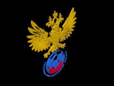 Russia Football National Team 3d Logo 3D Model