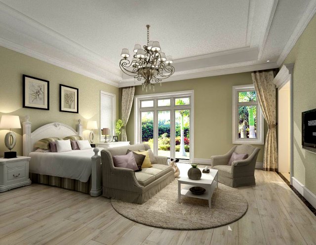 Beautifully stylish and luxurious bedrooms 44 3D Model