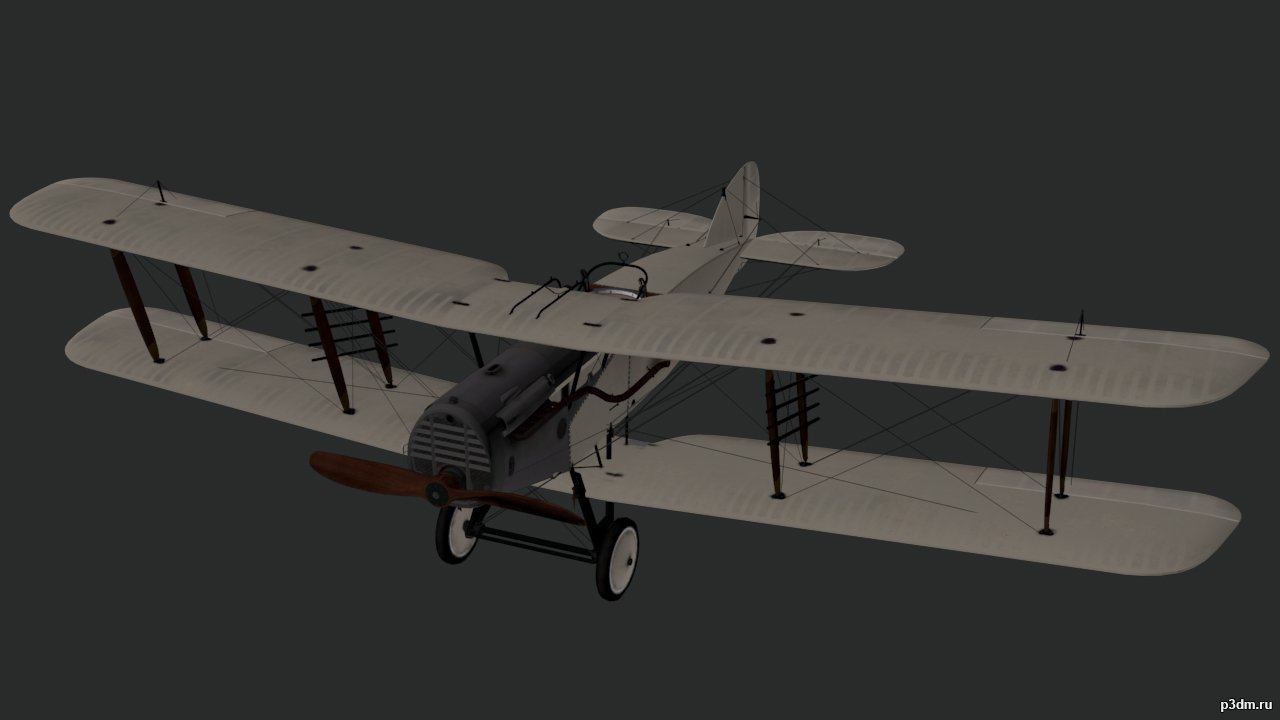 BF1 Bristol F.2b Fighter 3D Model