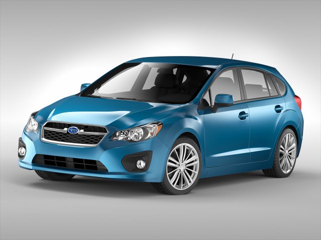 Subaru Impreza Sport 2011 – 2015 3D Model