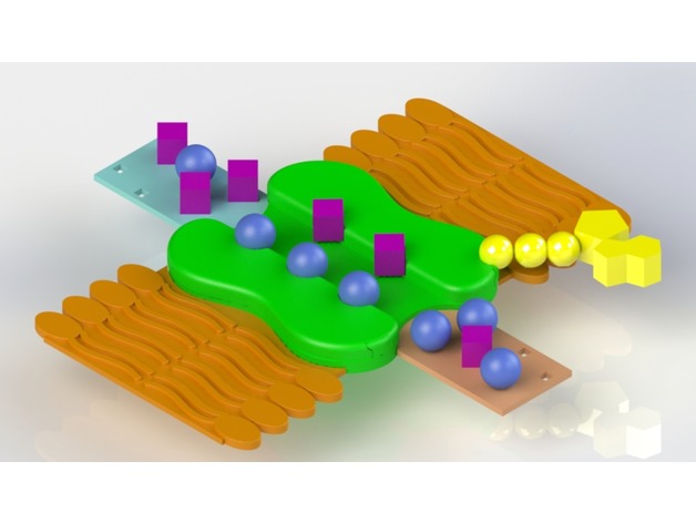 Active Transport Protein 3D Print Model