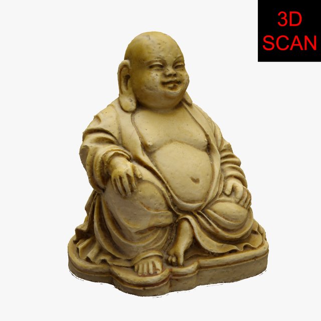 3D SCAN BUDDHA STATUE 3D Model