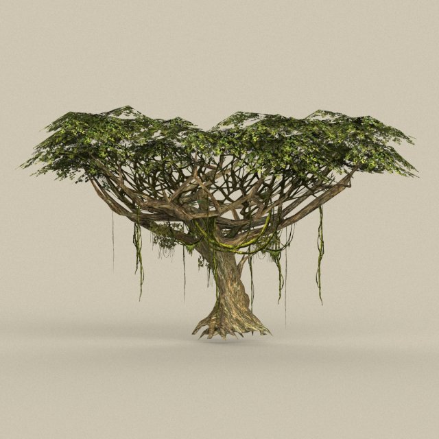 Game Ready Tree 22 3D Model