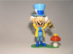 Mad Hatter with base 3D Print Model