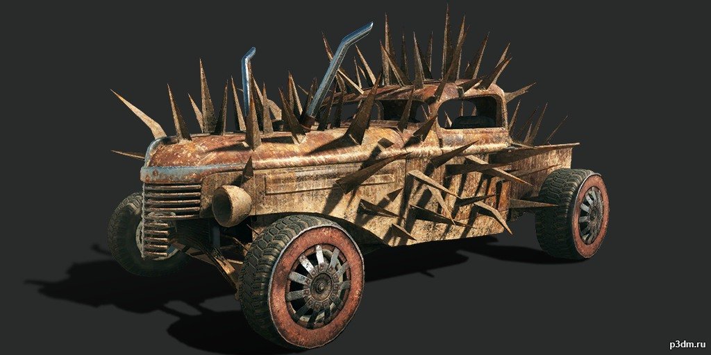 1939 Dodge D12 (Charbone) 3D Model
