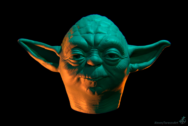 YODA head mask 3D Model